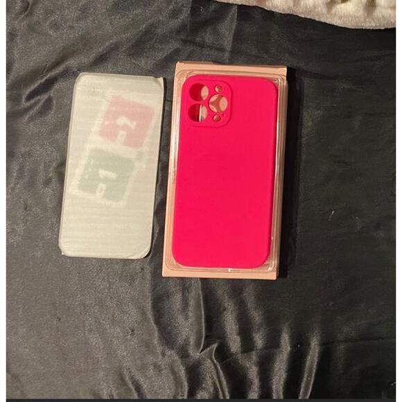 Brand New iPhone 13 Pro Max with Screen Protectors- Navy Blue or Pink Soft Touch - Picture 3 of 3